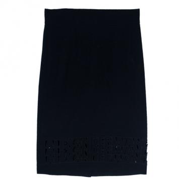 Alexander Wang Crepe Laser Cut Skirt S