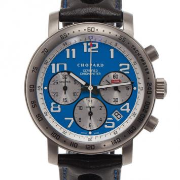 Pre Owned Chopard Blue Stainless Steel Mille Miglia Men's Wristwatch 40MM
