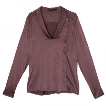 Gucci Brown Silk Shirt M