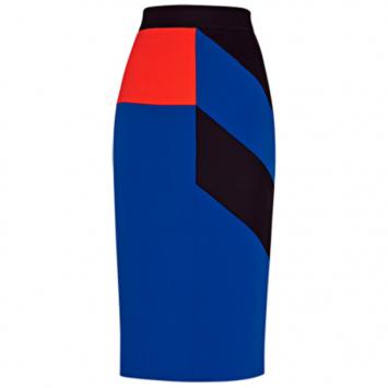Roksanda Ilincic Alba Colour-Block Skirt M