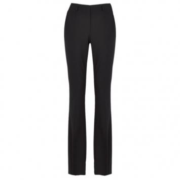 Jason Wu Black Wool Boot-Leg Trousers M