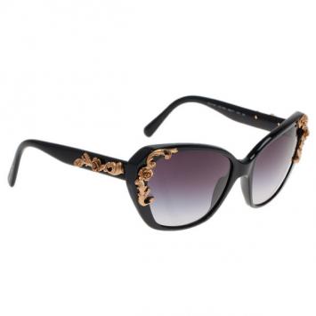 Dolce and Gabbana Black Sicilian Baroque Sunglasses