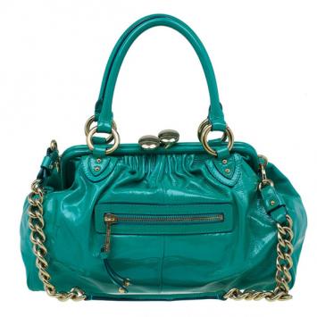 Marc Jacobs Turquoise Patent Stam