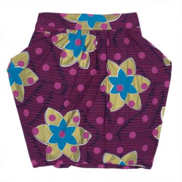Pre Owned Marc by Marc Jacobs Purple Floral Skirt M