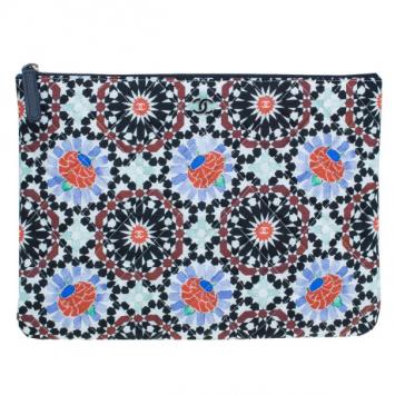 Chanel Multicolored Flower Limited Clutch