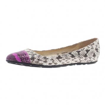 Jimmy Choo Elaphe Whirl Ballet Flats Size 38