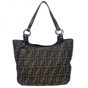 Fendi Brown Zucca Canvas Chef Shopper Tote