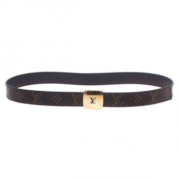 Louis Vuitton Monogram Canvas LV Cut Belt 95 CM