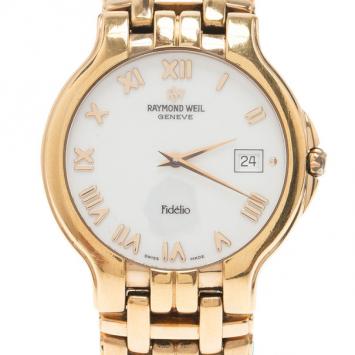 Raymond Weil White Stainless Steel Fidelio Women's Wristwatch 34MM