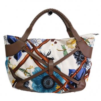 Salvatore Ferragamo Multicolor Floral Hobo