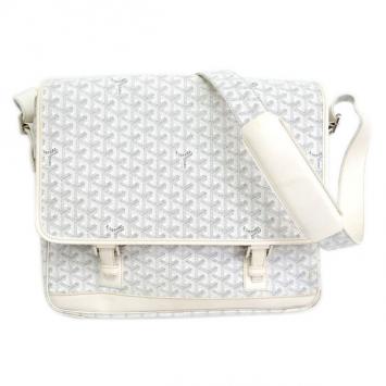 Goyard White Grand Blue Messenger GM