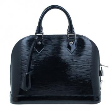 Louis Vuitton Black Epi Leather Alma PM