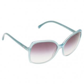 Chanel Blue 5204 Oversized Square Sunglasses
