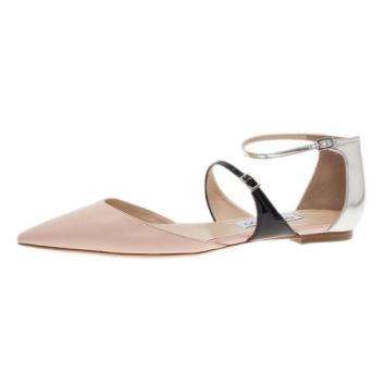 Jimmy Choo Tri Color Terry Flat Sandals Size 39.5