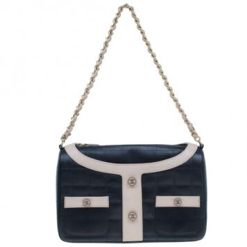 Chanel Black Leather Limited Edition Mademoiselle Jacket Bag