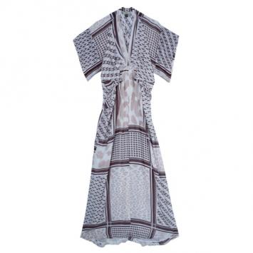 Issa Keffiyeh Print Maxi Dress S