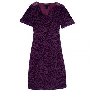 Marc by Marc Jacobs Magenta Heart Print Dress S
