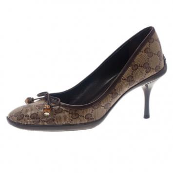 Gucci Guccissima Crystal Bow Pumps Size 37