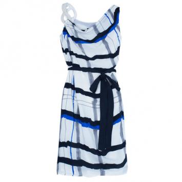 Escada Doutzen Silk Printed Dress XS