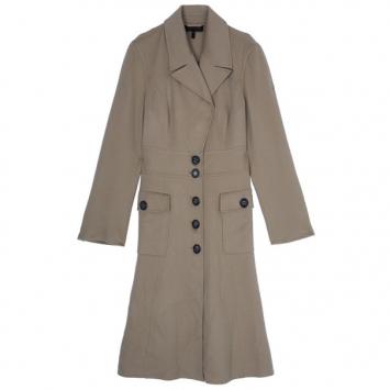Escada Tan Cashmere Long Coat S