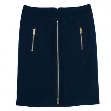 Tory Burch Navy Rosalyn Skirt S