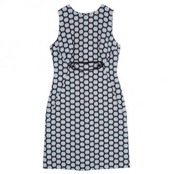 Tory Burch Brown Polka-Dot Sheath Dress M
