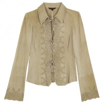 Roberto Cavalli Suede Shirt Jacket S