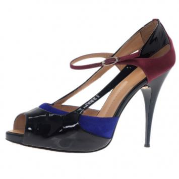 Giuseppe Zanotti Tri Color Patent Pumps Size 38.5