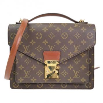 Pre Owned Louis Vuitton Monogram Canvas Monceau Bag