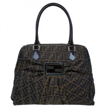 Fendi Monogram Zucca Mia Hobo