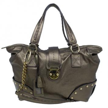 Dolce and Gabbana Bronze Leather Hobo