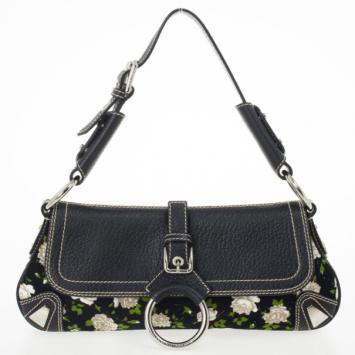 Dolce and Gabbana Floral Print Shoulder Bag