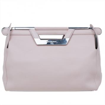 Balenciaga Pink Leather Ray Doctor Bag