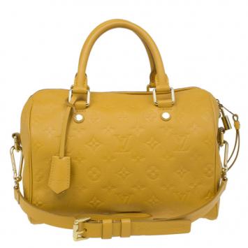 Louis Vuitton Safran Monogram Empreinte Speedy 25