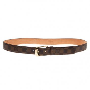 Louis Vuitton Damier Ebene Ellipse Belt 85CM