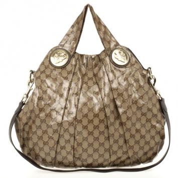 Gucci Medium Crystal Monogram Hysteria