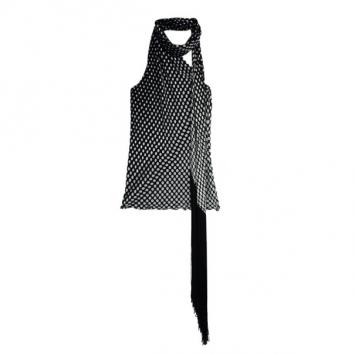 Alexander McQueen Polka Dot Halterneck Top M