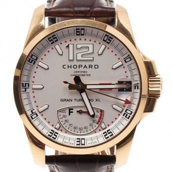 Pre Owned Chopard White Gold-Plated 1000 Miglia 1272 Men's Wristwatch 42MM