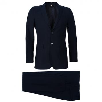 Pre Owned Burberry Tailored Fit Black Men's Suit EU46