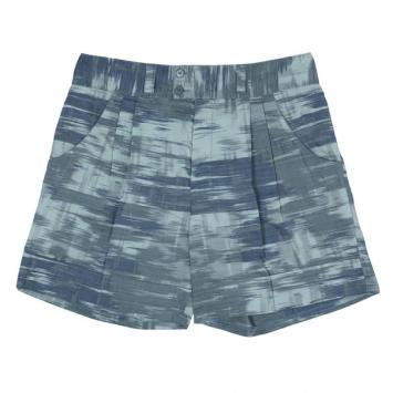 Missoni Green Abstract Print Ramie Shorts M