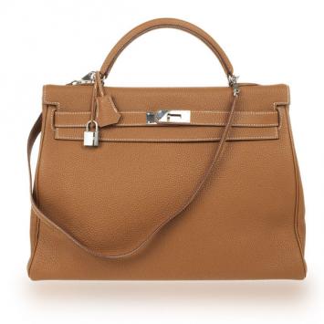 Hermes Tan Togo Leather 40cm Kelly Bag