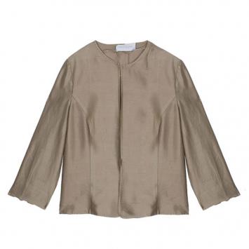 Valentino Champagne Silk Jacket XL