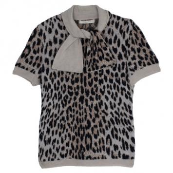 Valentino Leopard Print Top S