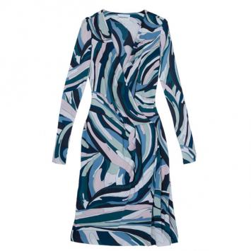 Emilio Pucci Multicolor Abstract Print Dress M