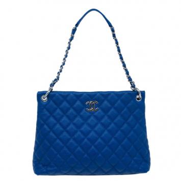 Chanel Blue Caviar Easy Tote