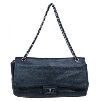 Chanel Black Lambskin 31 Rue Cambon Paris Reissue Flap Bag