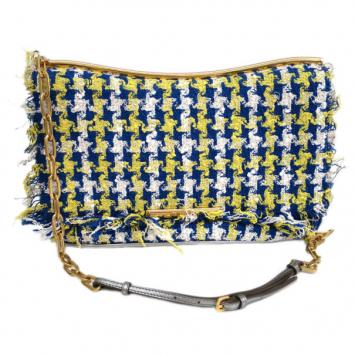 Miu Miu Multicolored Tweed Chain Shoulder Bag
