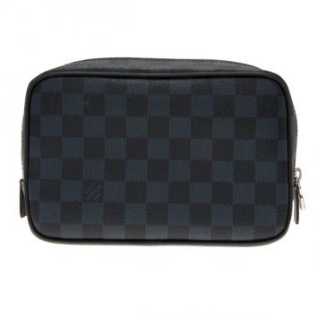 Pre Owned Louis Vuitton Damier Graphite Toilet Pouch PM