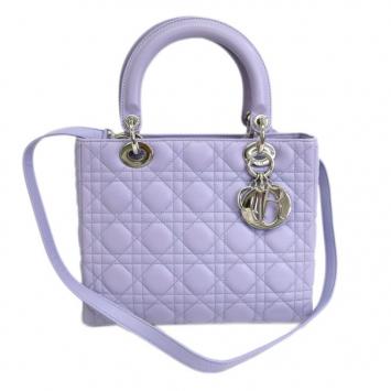 Dior Lilac Medium Lady Dior Tote