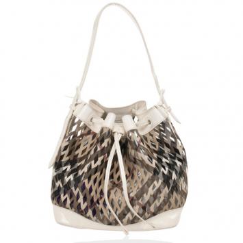 Burberry Nova Check Net Drawstring Bag